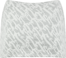Load image into Gallery viewer, Women&#39;s Jacquard Mini Skirt - White