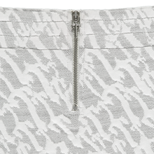 Load image into Gallery viewer, Women&#39;s Jacquard Mini Skirt - White