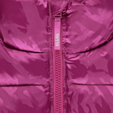 Load image into Gallery viewer, Women&#39;s Cropped T Jacquard Puffer - Fuchsia Pink
