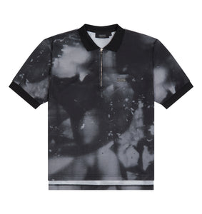 Irongate Polo Shirt - Grey Tie Dye