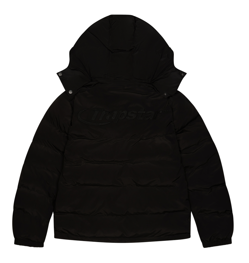 *PRE ORDER* Hyperdrive Detachable Hooded Puffer Jacket - Triple Black