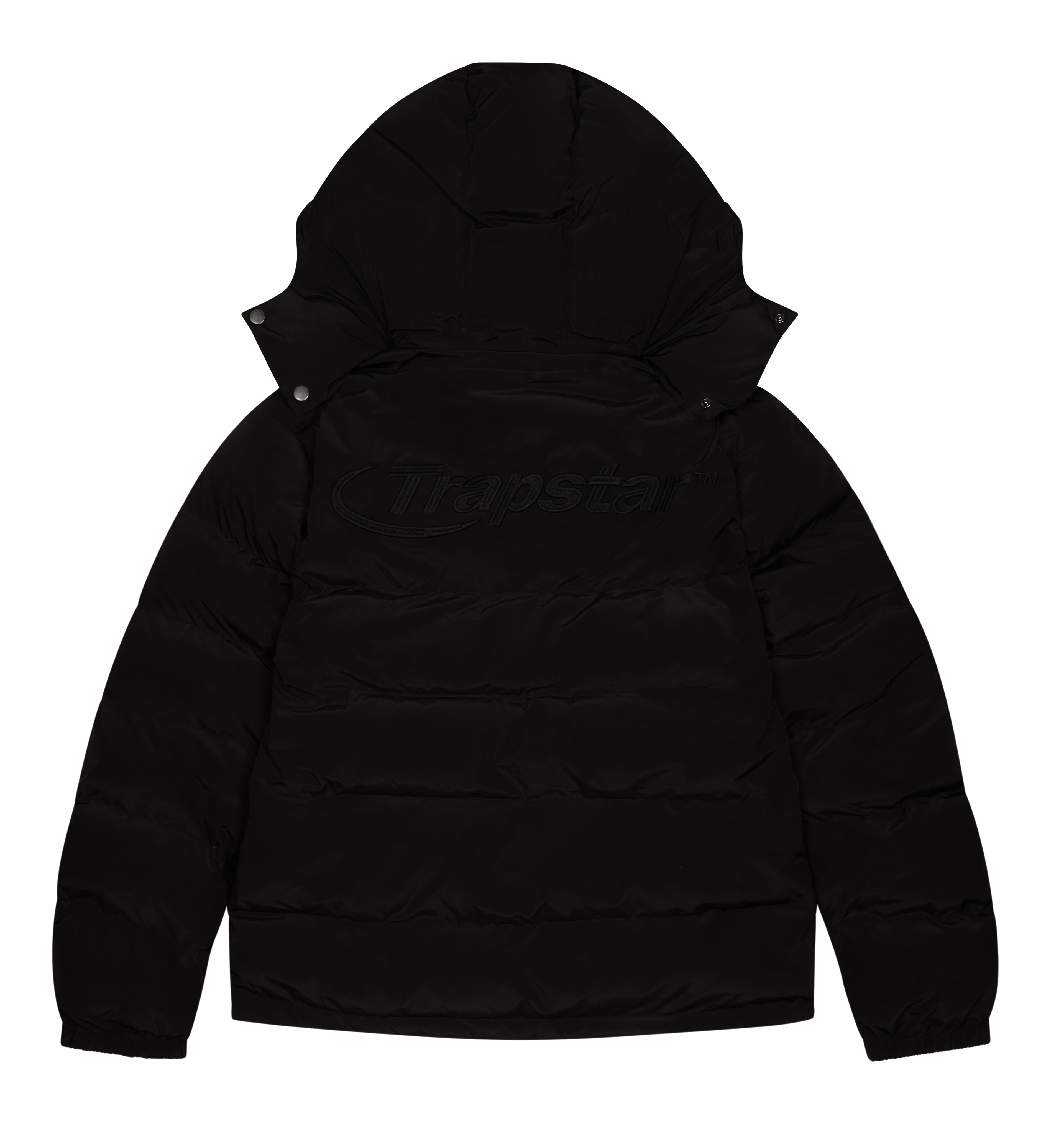 *PRE ORDER* Hyperdrive Detachable Hooded Puffer Jacket - Triple Black