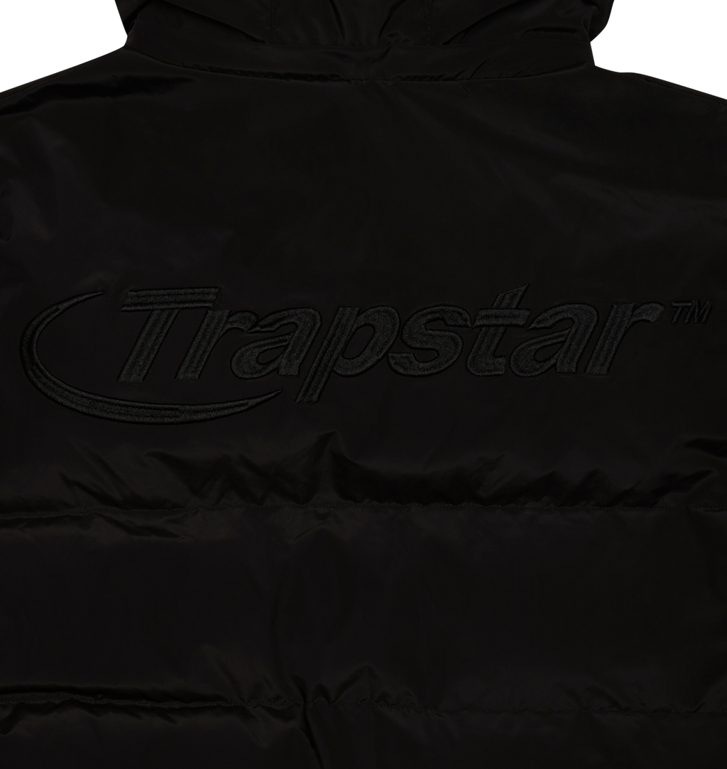 *PRE ORDER* Hyperdrive Detachable Hooded Puffer Jacket - Triple Black