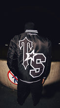 Load image into Gallery viewer, Wildcard Varsity Jacket - Blackout Edition