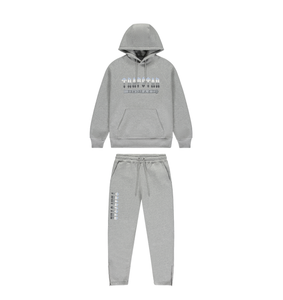 Chenille Decoded 2.0 Hoodie Tracksuit - Grey/Ice Blue
