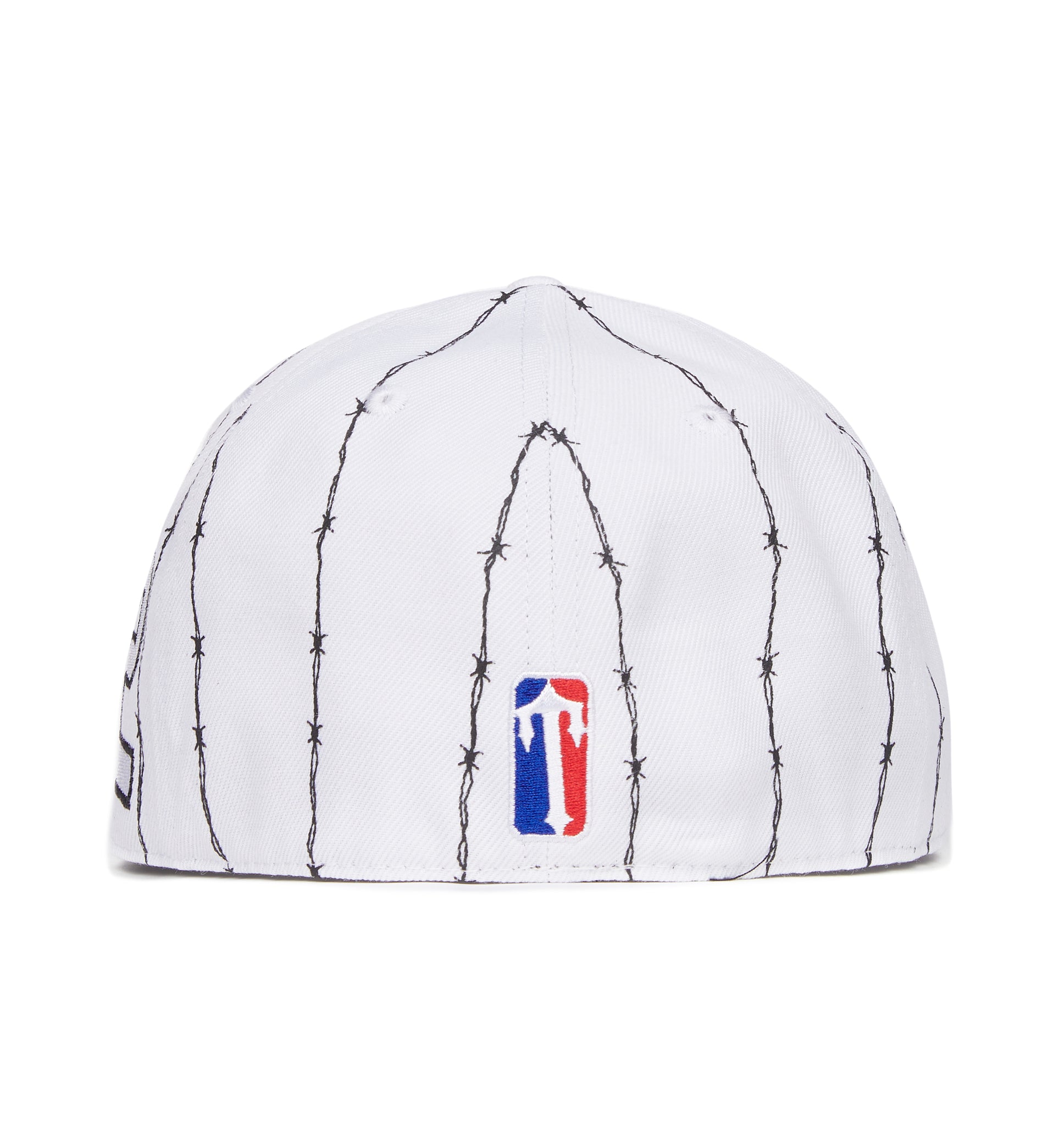 Shooters Barbed Wire Fitted - White/Blue – Trapstar London