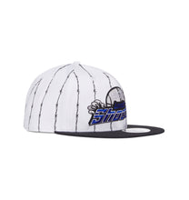 Load image into Gallery viewer, Shooters Barbed Wire Fitted - White/Blue