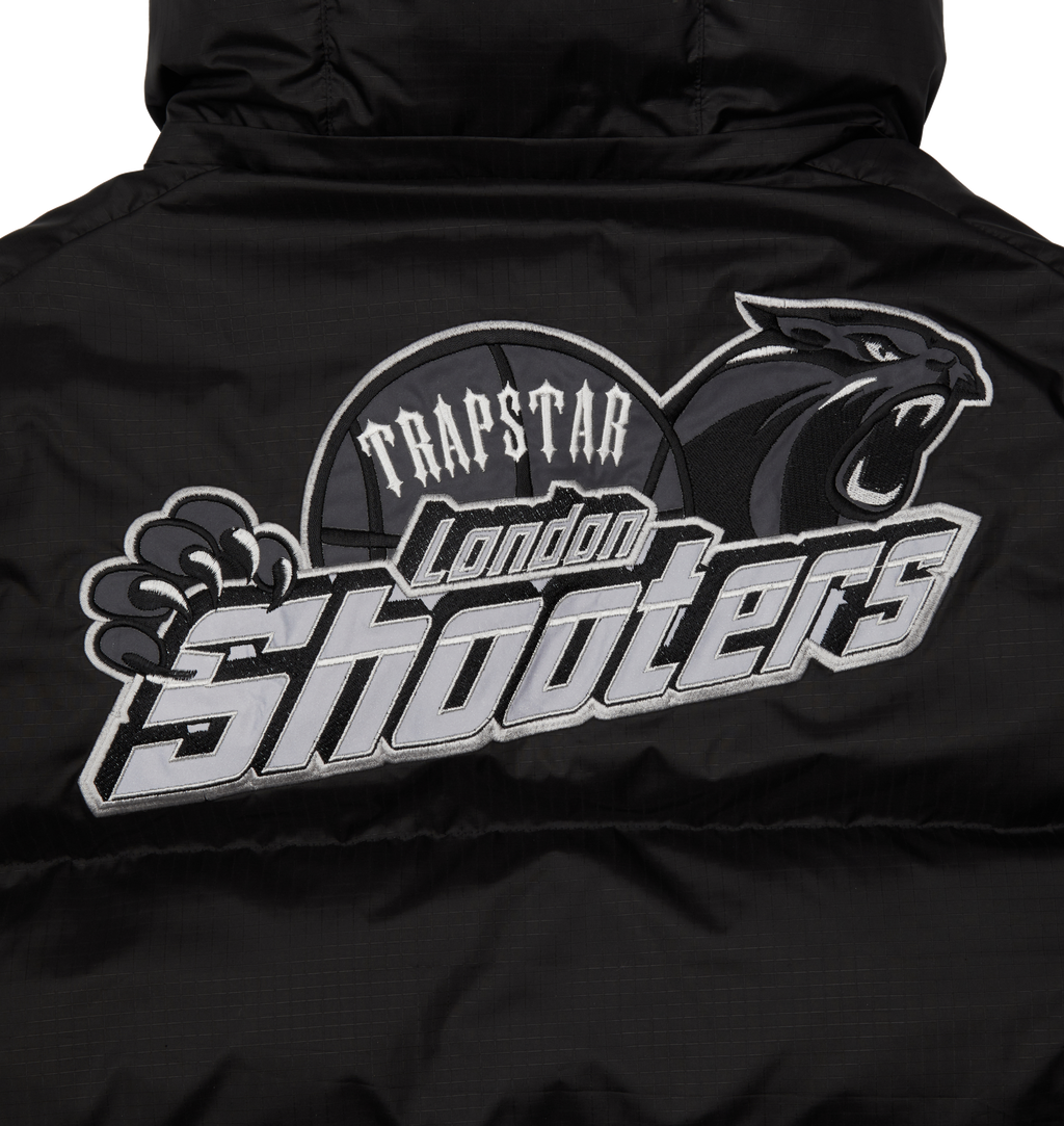 PRE ORDER Shooters Hooded Puffer - Black/Reflective