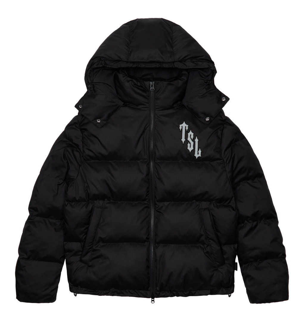 PRE ORDER Shooters Hooded Puffer - Black/Reflective
