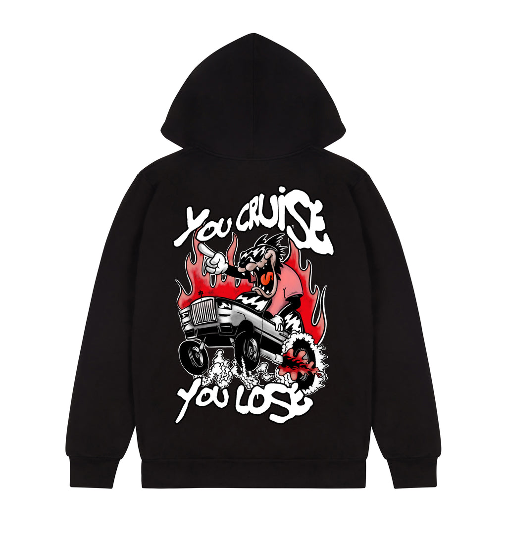 *SHIPS FROM 14/11* You Cruise You Lose 2.0 Hoodie - Black