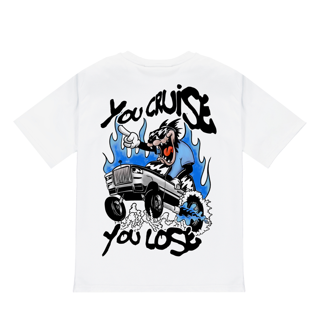 *SHIPS FROM 14/11* You Cruise You Lose Tee - White