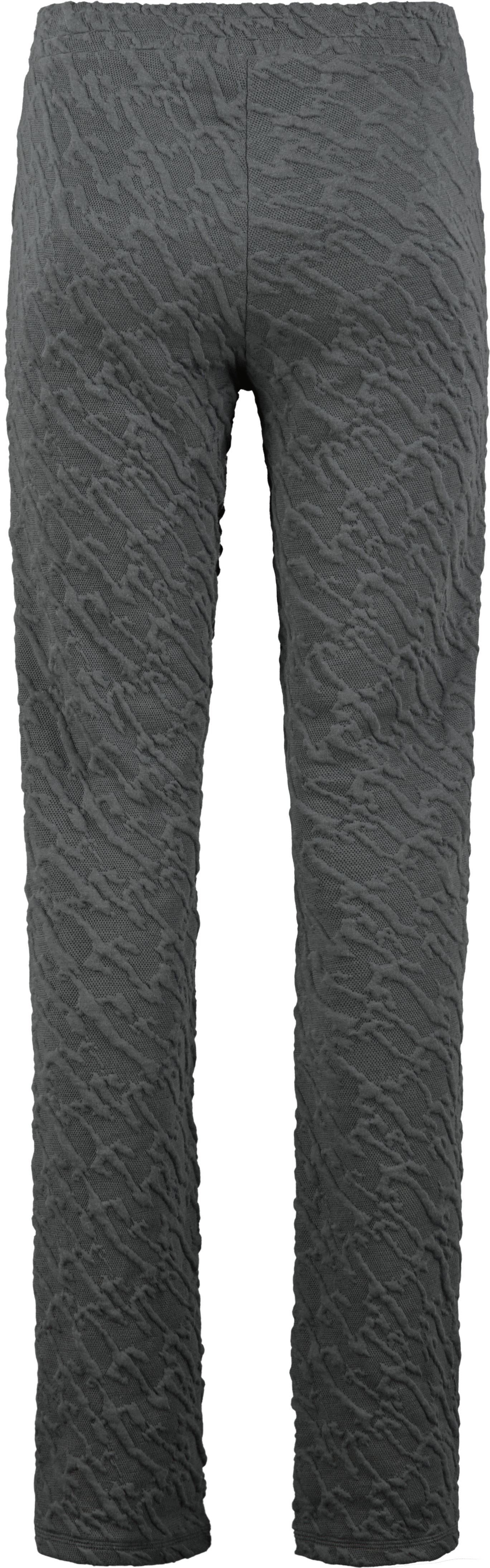 Women's Jacquard Fitted Trousers - Grey