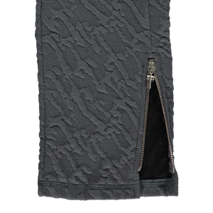 Women's Jacquard Fitted Trousers - Grey