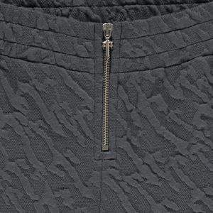 Women's Jacquard Fitted Trousers - Grey