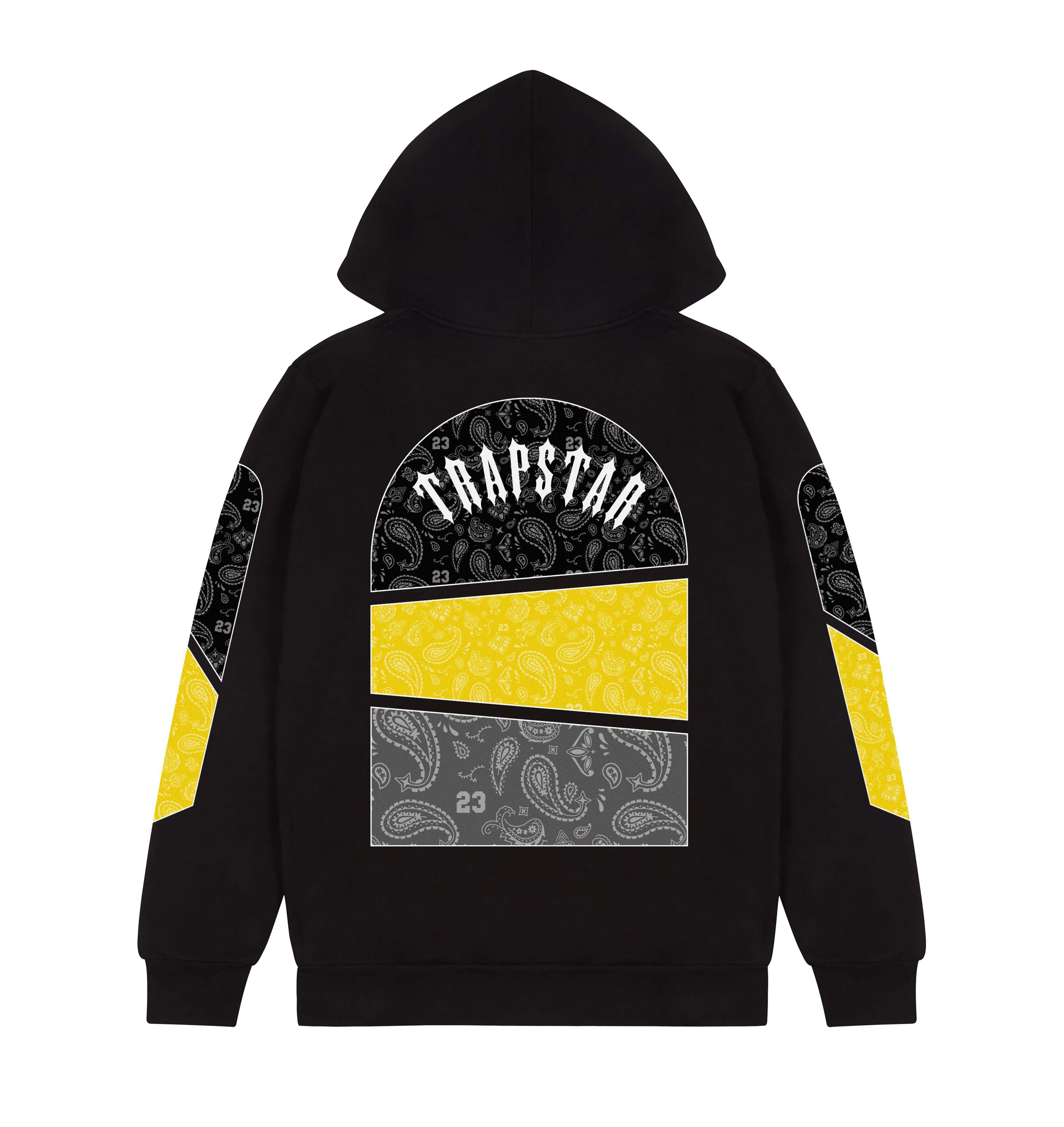 Trapstar x Central Cee Art of War 23 Paisley Hoodie - Black
