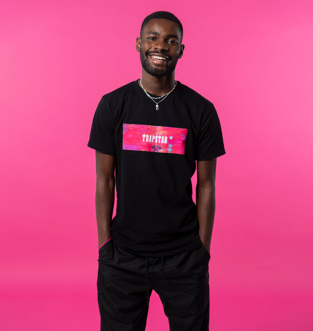 Trapstar x Dave Box Logo Tee - Black