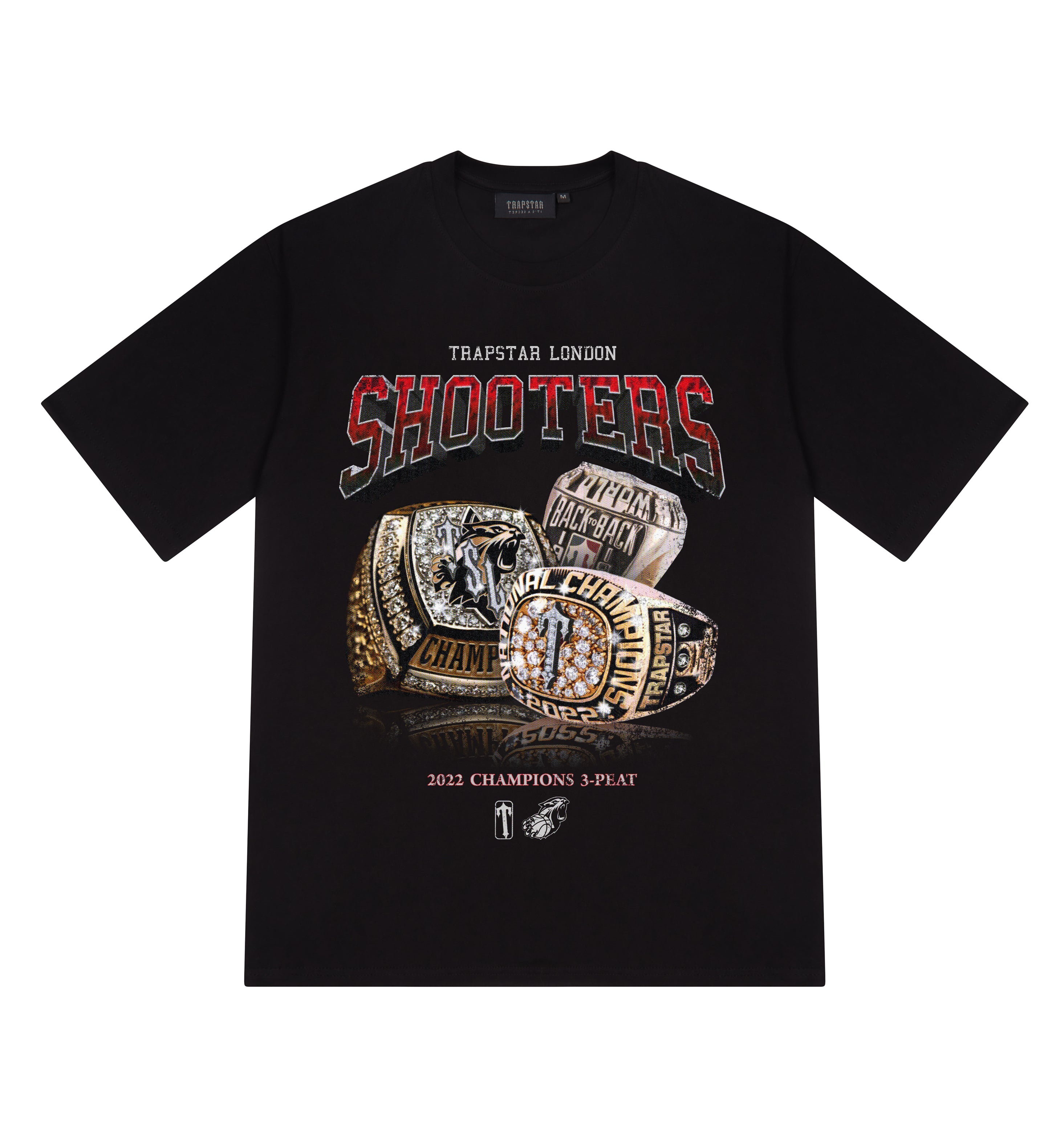 *PRE ORDER* Three-peat Champions Tee - Black